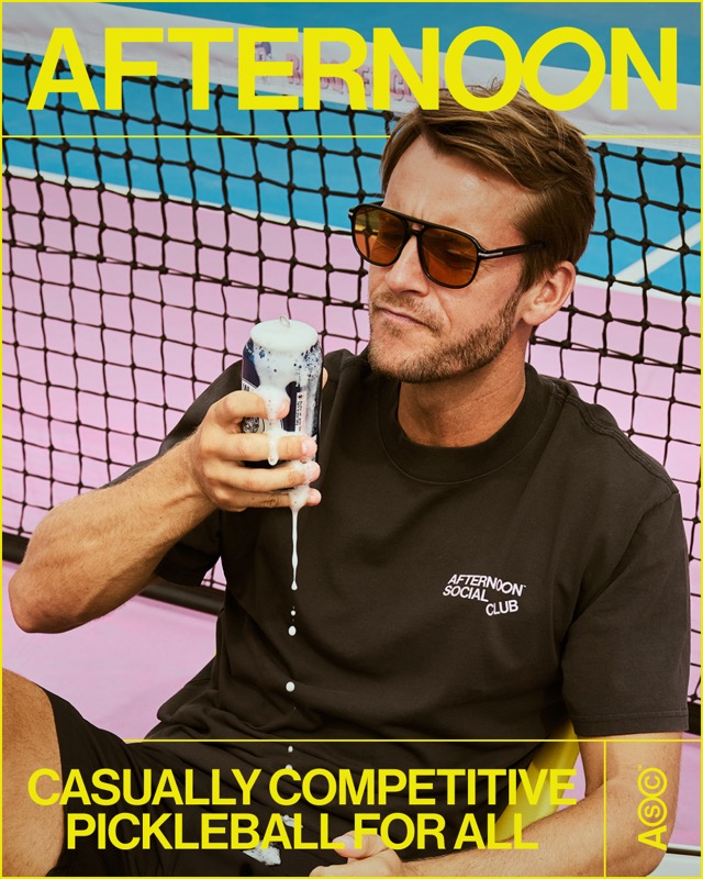 Afternoon Social Club campaign: casually competitive pickleball for all